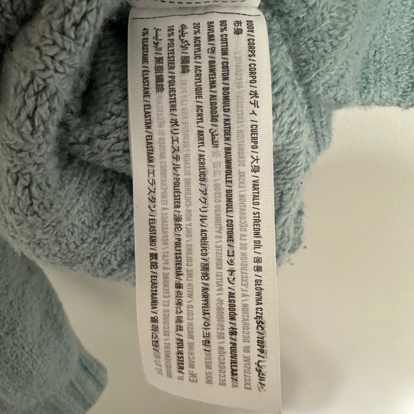 Hollister | Women’s Long Sleeve Sweater Light Blue Balloon Sleeve Soft - Picture 7 of 8